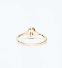 Diamond Oval Deco Ring