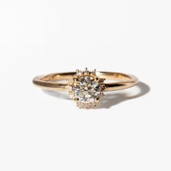 Diamond Sunflower Ring