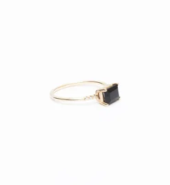 East West Onyx Equilibrium Ring