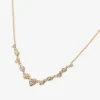 Eleven Linked Mixed Fancy Cut Diamond Necklace