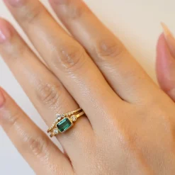 Emerald Lexie Ring