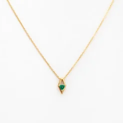Emerald Reflection Necklace