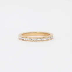 Emma French-Cut Half Eternity Band