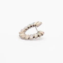 Ethiopian Opal Marabou Bypass Hoops