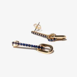 Fara Earrings with Sapphires