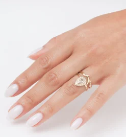 Feather Tiara Ring