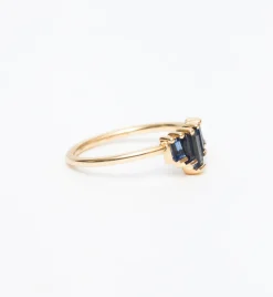 Five Baguette Sapphire Ring