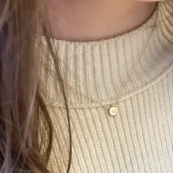 Gold Nugget Diamond Necklace