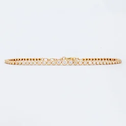Graduated Round Diamond Half Tennis Bracelet