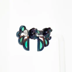 Green Onyx Prawn Earrings