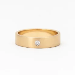 Hexagon Diamond Band
