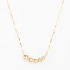 Illusion-set Diamond Swoop Necklace