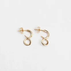 Infinity Charm Hoops