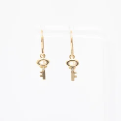 Key Charm Earrings