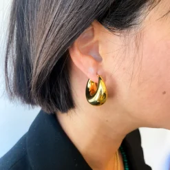 Large 30mm Bubble Hoops