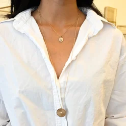 Large Sunbeam Medallion Necklace