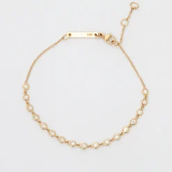 Linked Diamond Tennis Bracelet