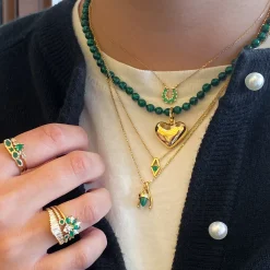 Malachite Amphora Amulet