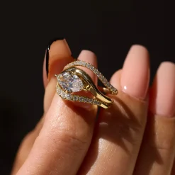 Marquise Diamond Piscine Ring