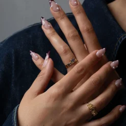 Medium Emerald Cut Blue Sapphire Monolith Ring