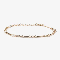 Medium Mixed Paperclip & Rolo Chain Bracelet