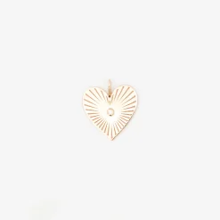 Medium Radiant Heart Charm