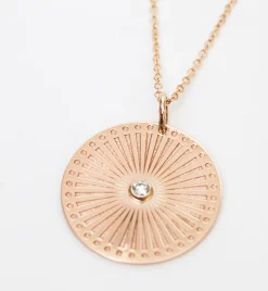 Medium Sunbeam Medallion Necklace