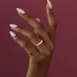 Meridian Baguette Diamond Half Eternity Band