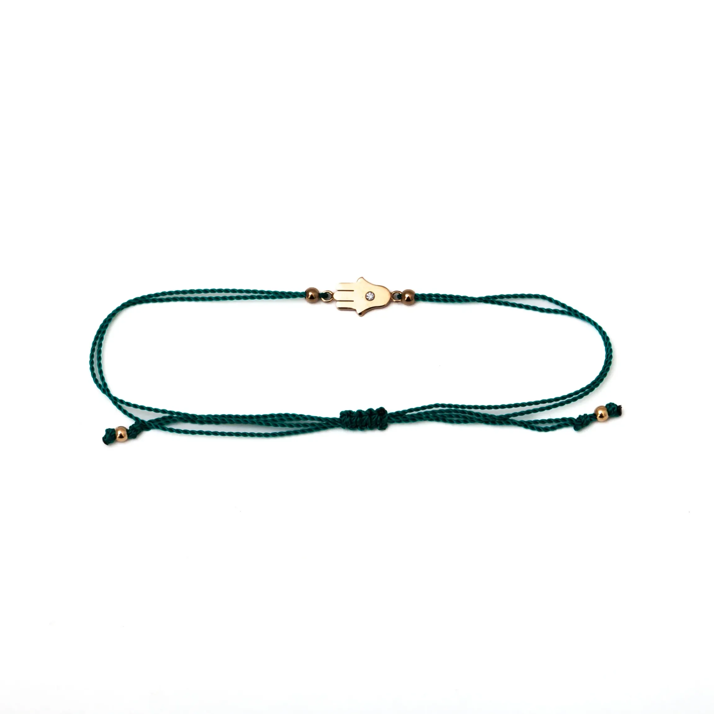 Midi Bitty Hamsa Silk Cord Bracelet