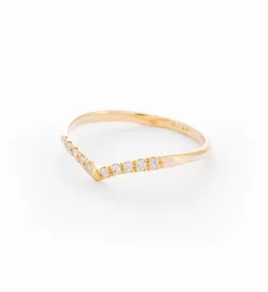 Mini Beak Diamond Ring