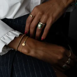 Mini Catherine Key Charm Wrap Bracelet