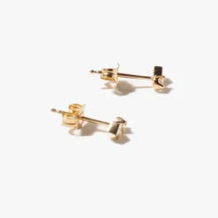 Mixed Round & Princess Diamond Studs