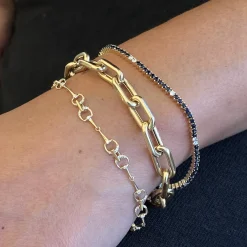 7mm Italian Chain Link Bracelet