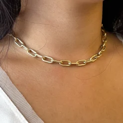 7mm Italian Chain Link Necklace