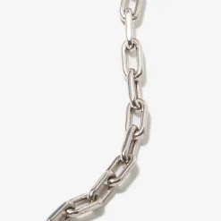 7mm Italian Chain Link Sterling Silver Necklace