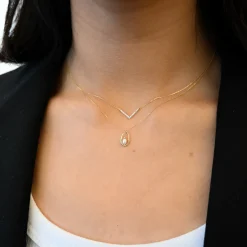 Pearl Droplet Necklace