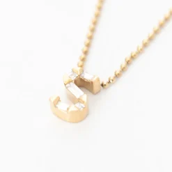 Personalized Initial Diamond Necklace