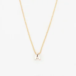 Personalized Initial Diamond Necklace