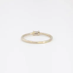 Petite Baguette Equilibrium Ring