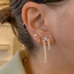 Petite Perle Nuit Earrings