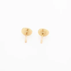 Pink Sapphire Pebble Studs