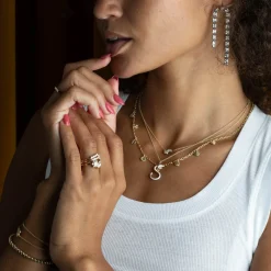 Poppy Two Stone Pendant