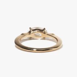 Rock Crystal Big Eye Ring