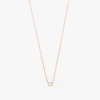 Rose Gold Barely-There Diamond Necklace