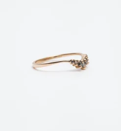 Salt & Pepper Diamond Beacen Ring