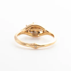 Salt & Pepper Diamond Dome Ring