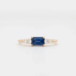 Sapphire Five Stone Bea Ring