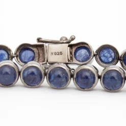 Sapphire Small Dot Tennis Bracelet
