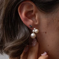 Sapphire, Tourmaline, & Diamond Bevy Earring