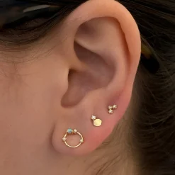 Single Freckle Earring w/ 5 mm Flat Back